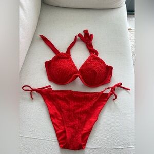 Calzedonia Red Women's Bikini Set